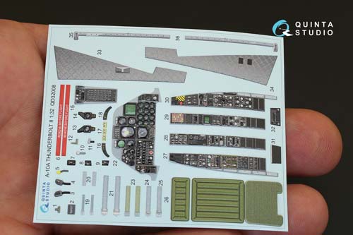 Quinta Studio 1/32 A-10A Thunderbolt II Interior Detail Set