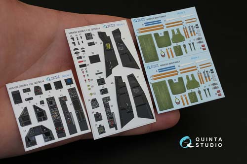 Quinta Studio 1/32 Mirage 2000B-5 Interior Detail Set