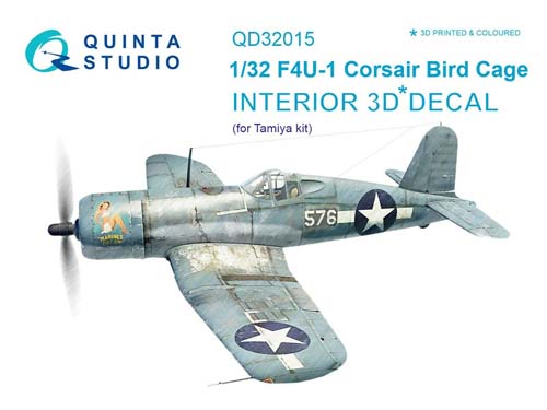 Quinta Studio 1/32 F4U-1 Birdcage Corsair Interior Detail Set