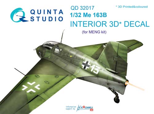 Quinta Studio 1/32 Me 163 Komet Interior Detail Set