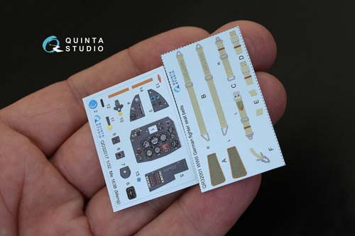 Quinta Studio 1/32 Me 163 Komet Interior Detail Set