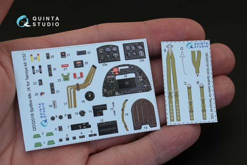 Quinta Studio 1/32 Spitfire Mk.IX Interior Detail Set