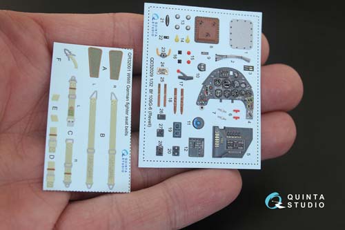 Quinta Studio 1/32 Bf 109G-6 Interior Detail Set