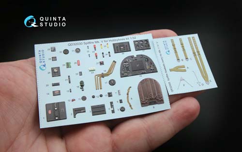 Quinta Studio 1/32 Spitfire Mk.V Interior Detail Set