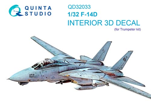 Quinta Studio 1/32 F-14D Interior Detail Set