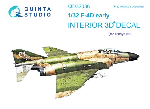 Quinta Studio 1/32 F-4D Interior Detail Set