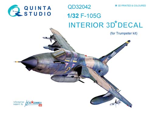 Quinta Studio 1/32 F-105G Interior Detail Set