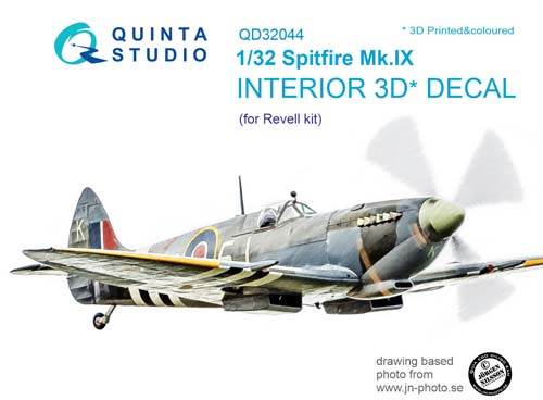 Quinta Studio 1/32 Spitfire Mk.IX Interior Detail Set