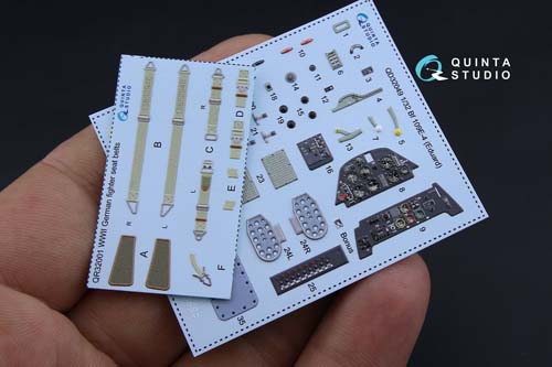 Quinta Studio 1/32 Bf 109E-4 Interior Detail Set