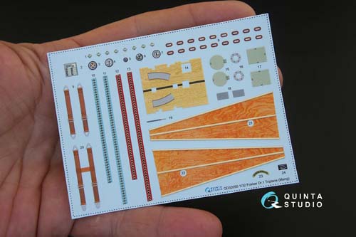 Quinta Studio 1/32 Fokker Dr.1 Interior Detail Set