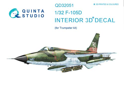 Quinta Studio 1/32 F-105D Interior Detail Set