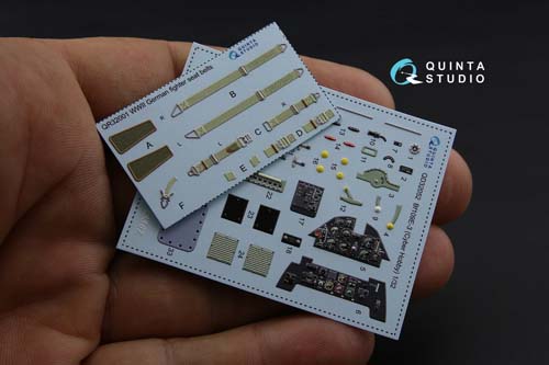 Quinta Studio 1/32 Bf 109E-3 Interior Detail Set