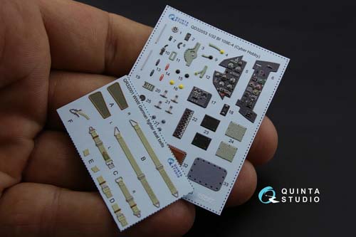 Quinta Studio 1/32 Bf 109E-4 Interior Detail Set