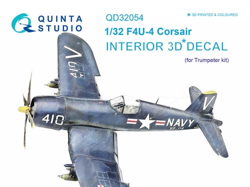 Quinta Studio 1/32 F4U-4 Corsair Interior Detail Set