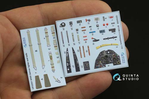 Quinta Studio 1/32 Bf 109K-4 Interior Detail Set