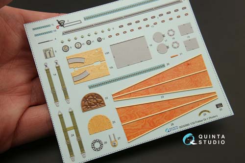Quinta Studio 1/32 Fokker Dr.I Interior Detail Set