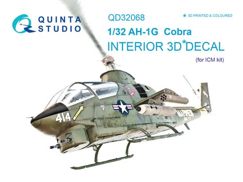 Quinta Studio 1/32 AH-1G Interior Detail Set