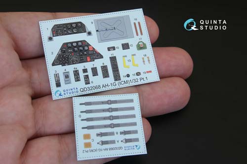 Quinta Studio 1/32 AH-1G Interior Detail Set