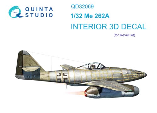 Quinta Studio 1/32 Me 262A Interior Detail Set