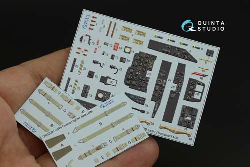 Quinta Studio 1/32 Me 262B-1a/U1 Interior Detail Set