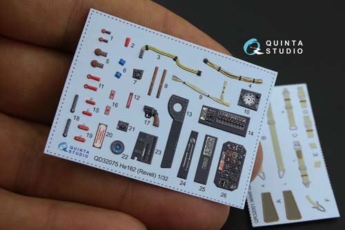 Quinta Studio 1/32 He 162 Interior Detail Set