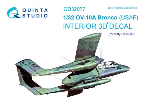 Quinta Studio 1/32 OV-10A Bronco Interior Detail Set