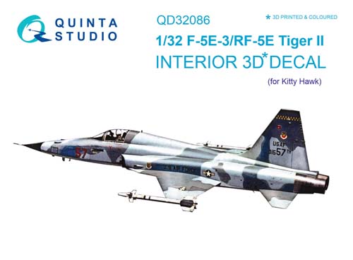 Quinta Studio 1/32 F-5E/RF-5E Interior Detail Set