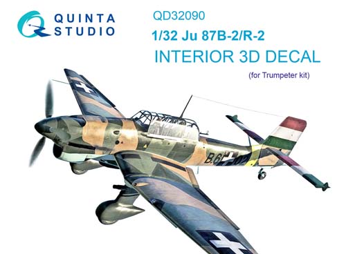 Quinta Studio 1/32 Ju 87B-2/R-2 Interior Detail Set