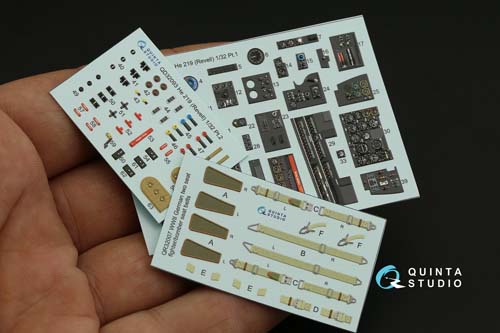 Quinta Studio 1/32 He 219 Interior Detail Set