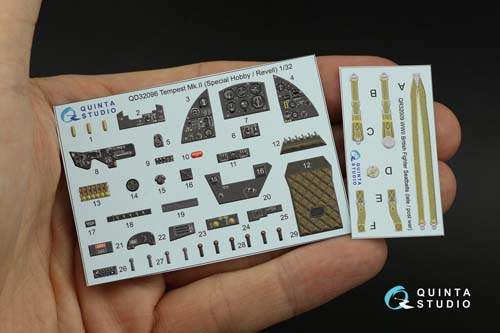 Quinta Studio 1/32 Tempest II Interior Detail Set