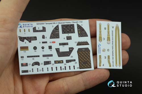 Quinta Studio 1/32 Tempest V Interior Detail Set