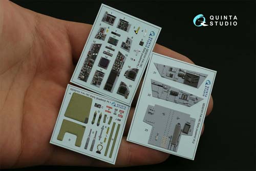 Quinta Studio 1/32 F/A-18C early Hornet Interior Detail Set