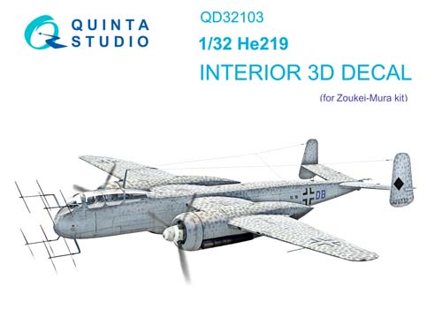 Quinta Studio 1/32 He 219 Interior Detail Set