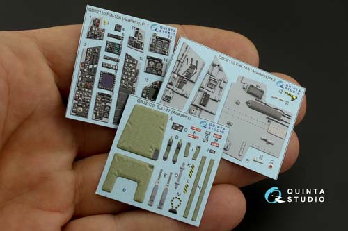 Quinta Studio 1/32 F/A-18A Hornet Interior Detail Set
