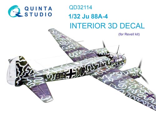 Quinta Studio 1/32 Ju 88A-4 Interior Detail Set