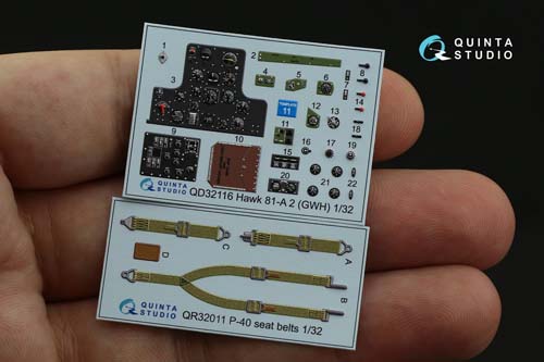 Quinta Studio 1/32 Hawk 81-A2 Interior Detail Set
