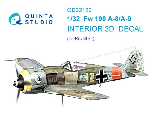 Quinta Studio 1/32 Fw 190A-8/9 Interior Detail Set