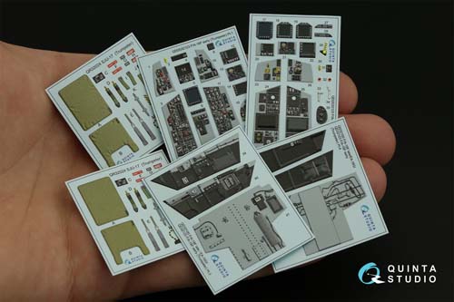 Quinta Studio 1/32 F/A-18F (early) Interior Detail Set