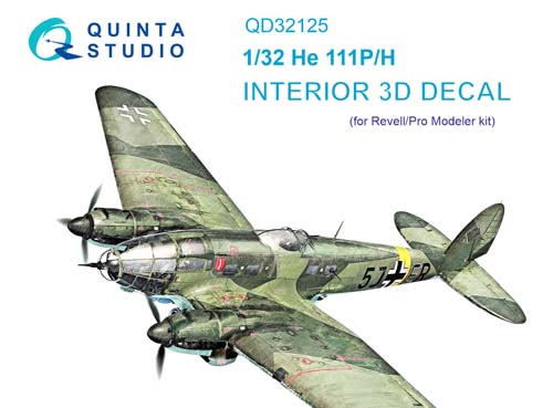 Quinta Studio 1/32 He 111P/H Interior Detail Set