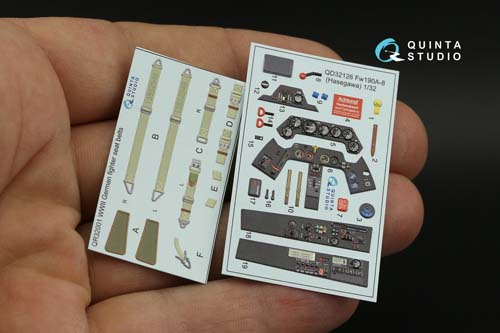 Quinta Studio 1/32 Fw 190A-8 Interior Detail Set