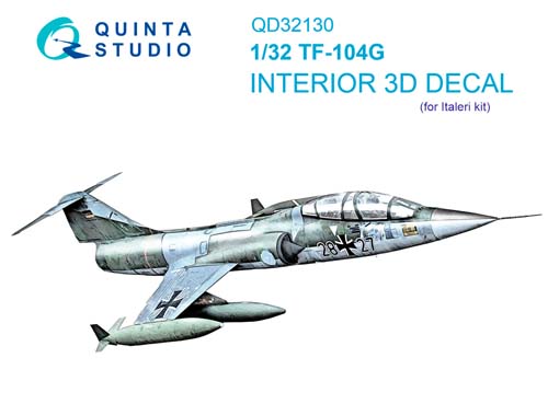 Quinta Studio 1/32 TF-104G Interior Detail Set
