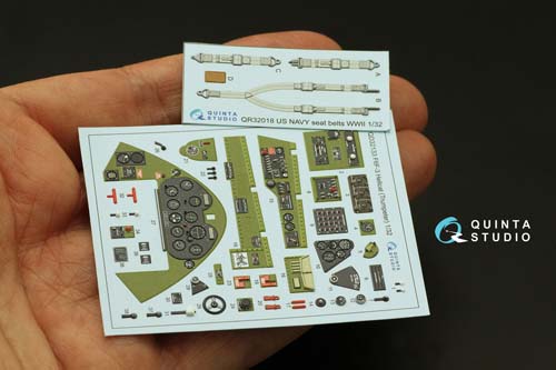 Quinta Studio 1/32 F6F-3 Interior Detail Set