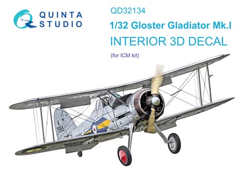 Quinta Studio 1/32 Gladiator Mk.I Interior Detail Set