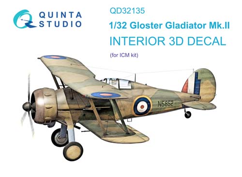 Quinta Studio 1/32 Gladiator Mk.II Interior Detail Set