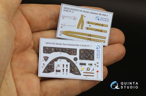 Quinta Studio 1/32 Gladiator Mk.II Interior Detail Set
