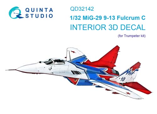 Quinta Studio 1/32 MiG-29 9-13 Interior Detail Set
