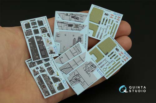 Quinta Studio 1/32 F/A-18B Hornet Interior Detail Set