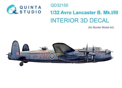 Quinta Studio 1/32 Lancaster B.I/B.III Interior Detail Set
