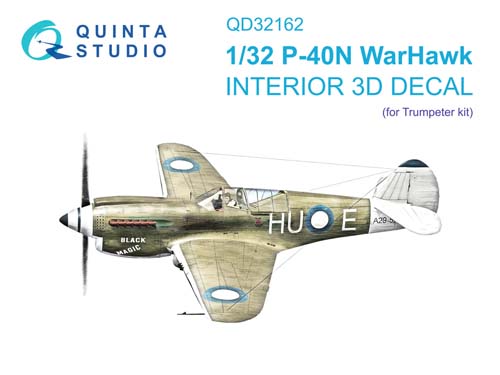 Quinta Studio 1/32 P-40N Interior Detail Set