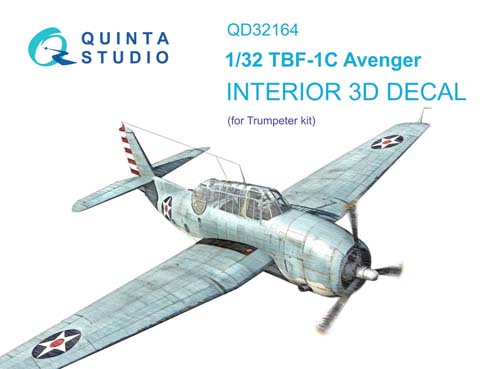 Quinta Studio 1/32 TBF-1C Interior Detail Set
